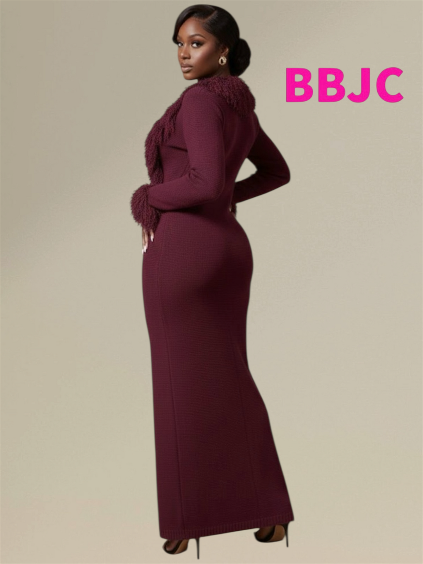 Burgundy Boost Dress