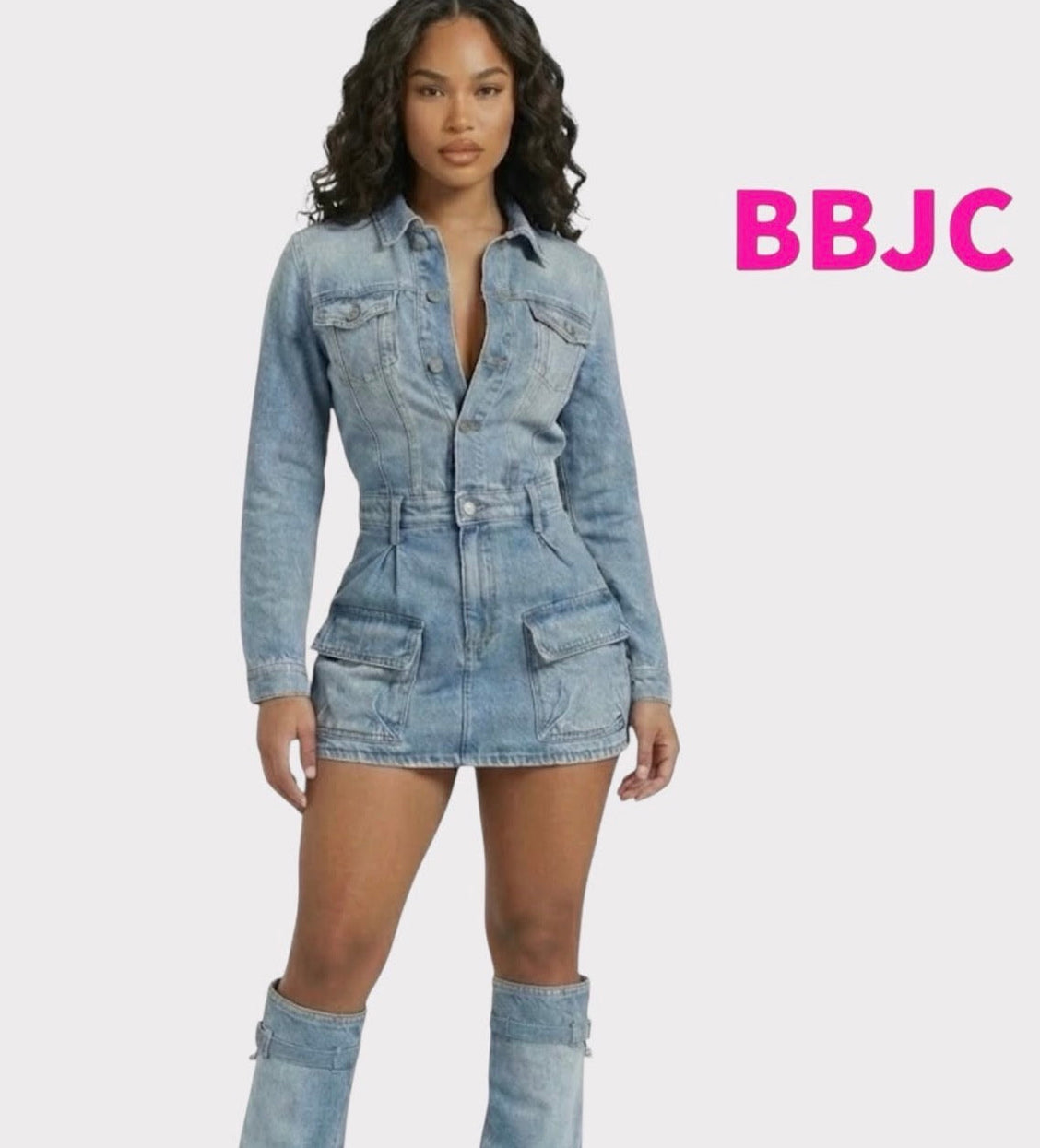 3 Way Denim Dress
