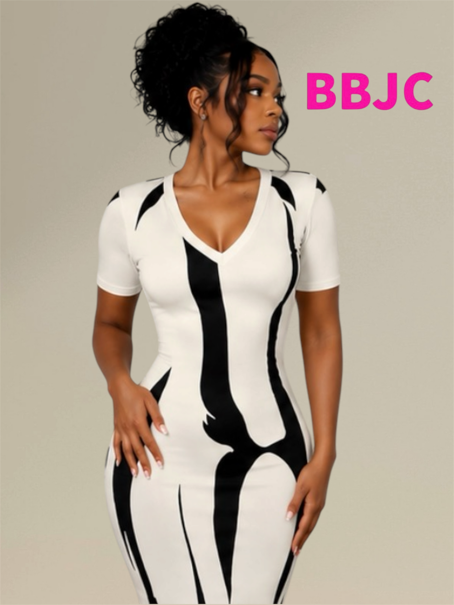 Zebra Luxe Dress