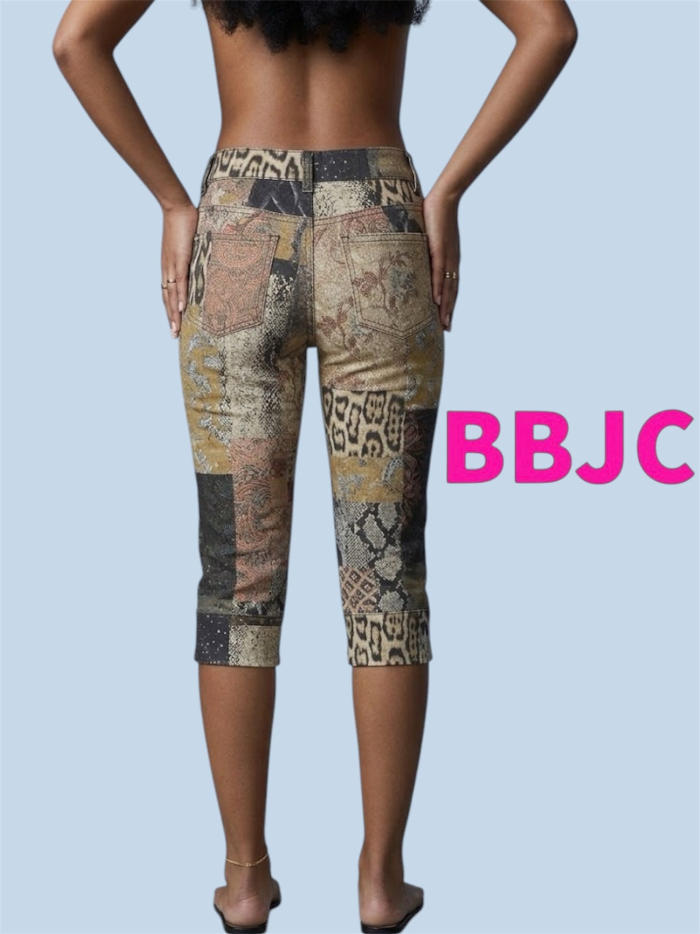 The Mosaic Cropped Trouser