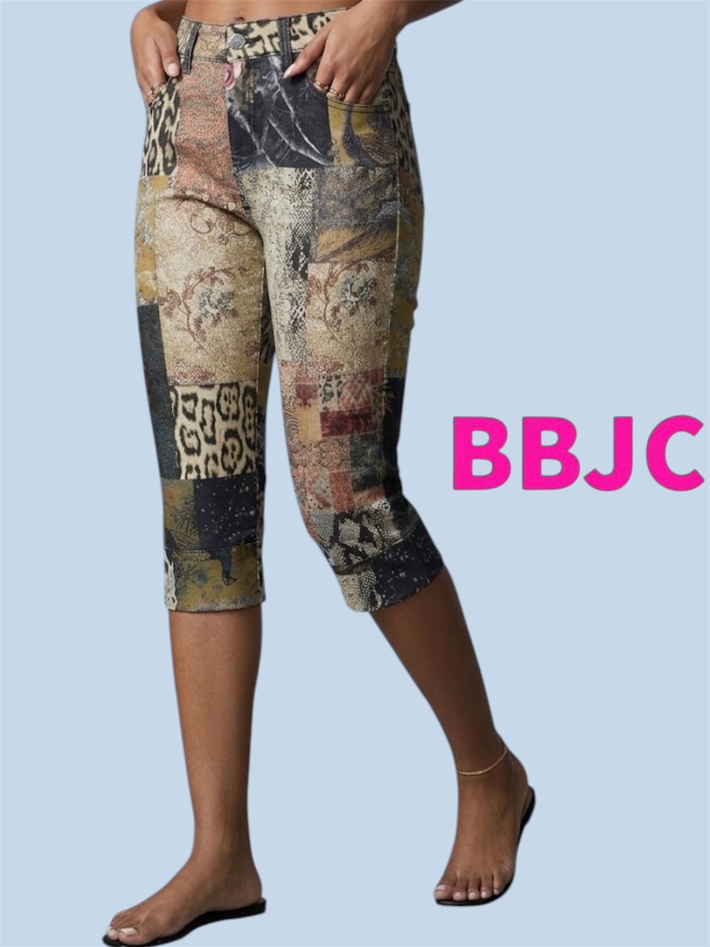 The Mosaic Cropped Trouser