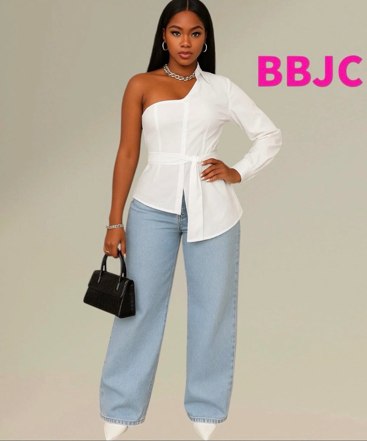 Offset White Top